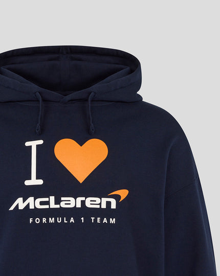 Unisex I Heart McLaren Silverstone Hoodie - French Navy