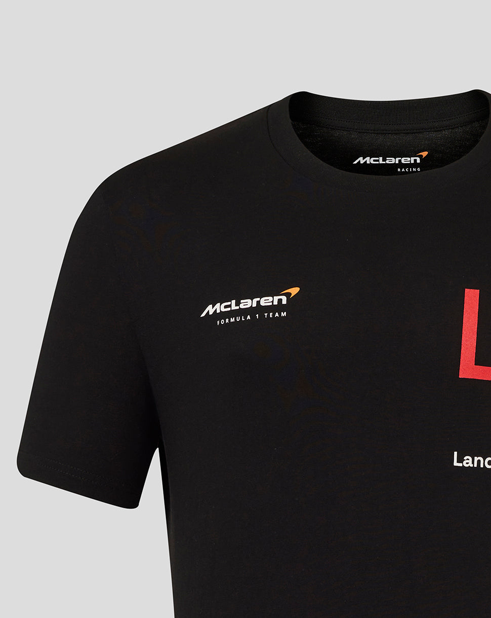 Unisex Lando Norris Silverstone T-Shirt - Black