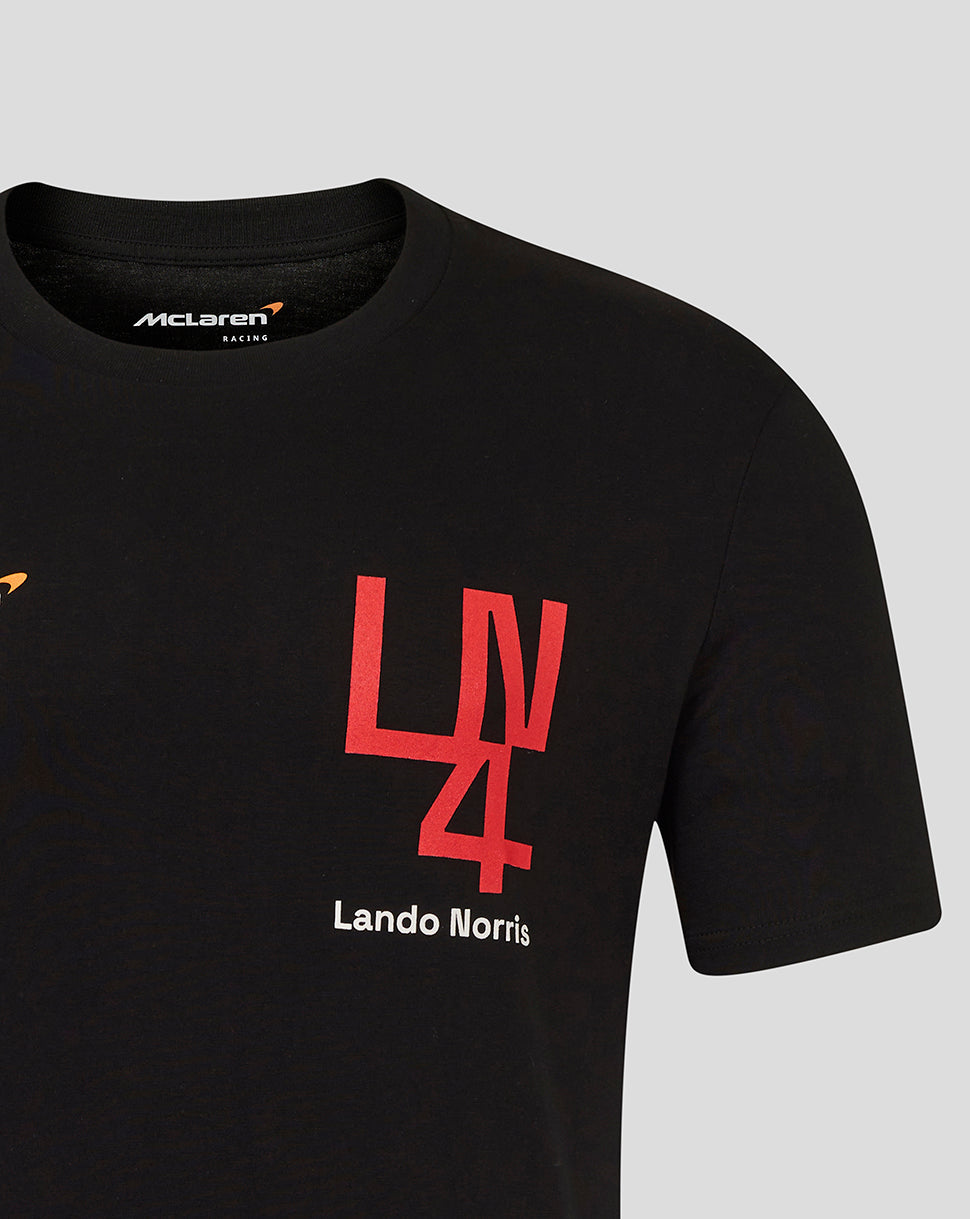 Unisex Lando Norris Silverstone T-Shirt - Black