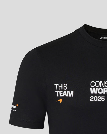 McLaren Formula 1 Team 2025 Constructors' Champions Unisex T-Shirt - Black