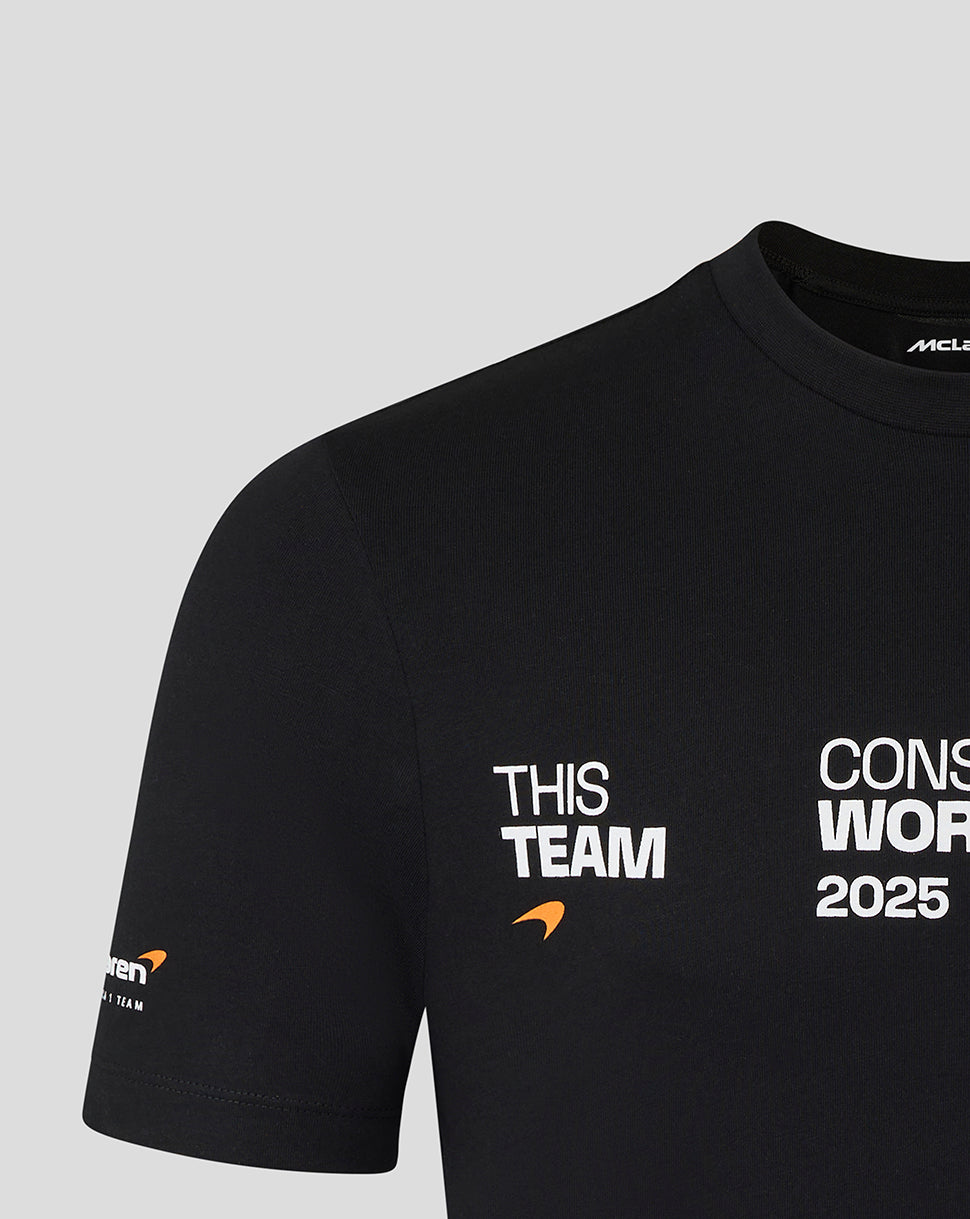 McLaren Formula 1 Team 2025 Constructors' Champions Unisex T-Shirt - Black
