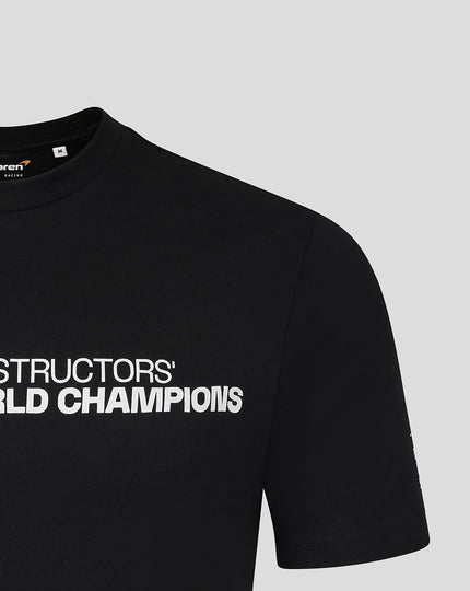 McLaren Formula 1 Team 2025 Constructors' Champions Unisex T-Shirt - Black