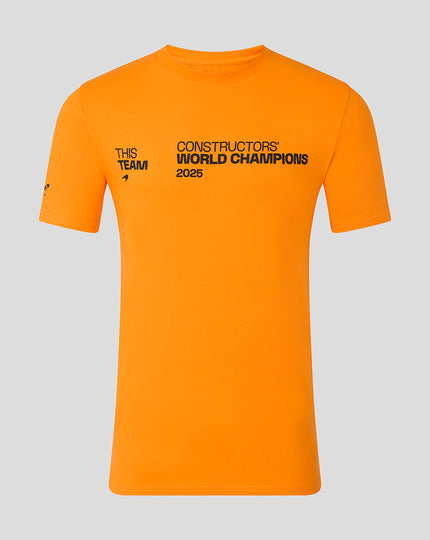 McLaren Formula 1 Team 2025 Constructors' Champions Unisex T-Shirt - Papaya