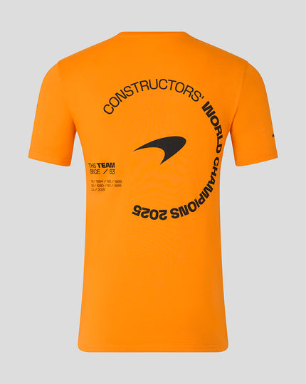 McLaren Formula 1 Team 2025 Constructors' Champions Unisex T-Shirt - Papaya