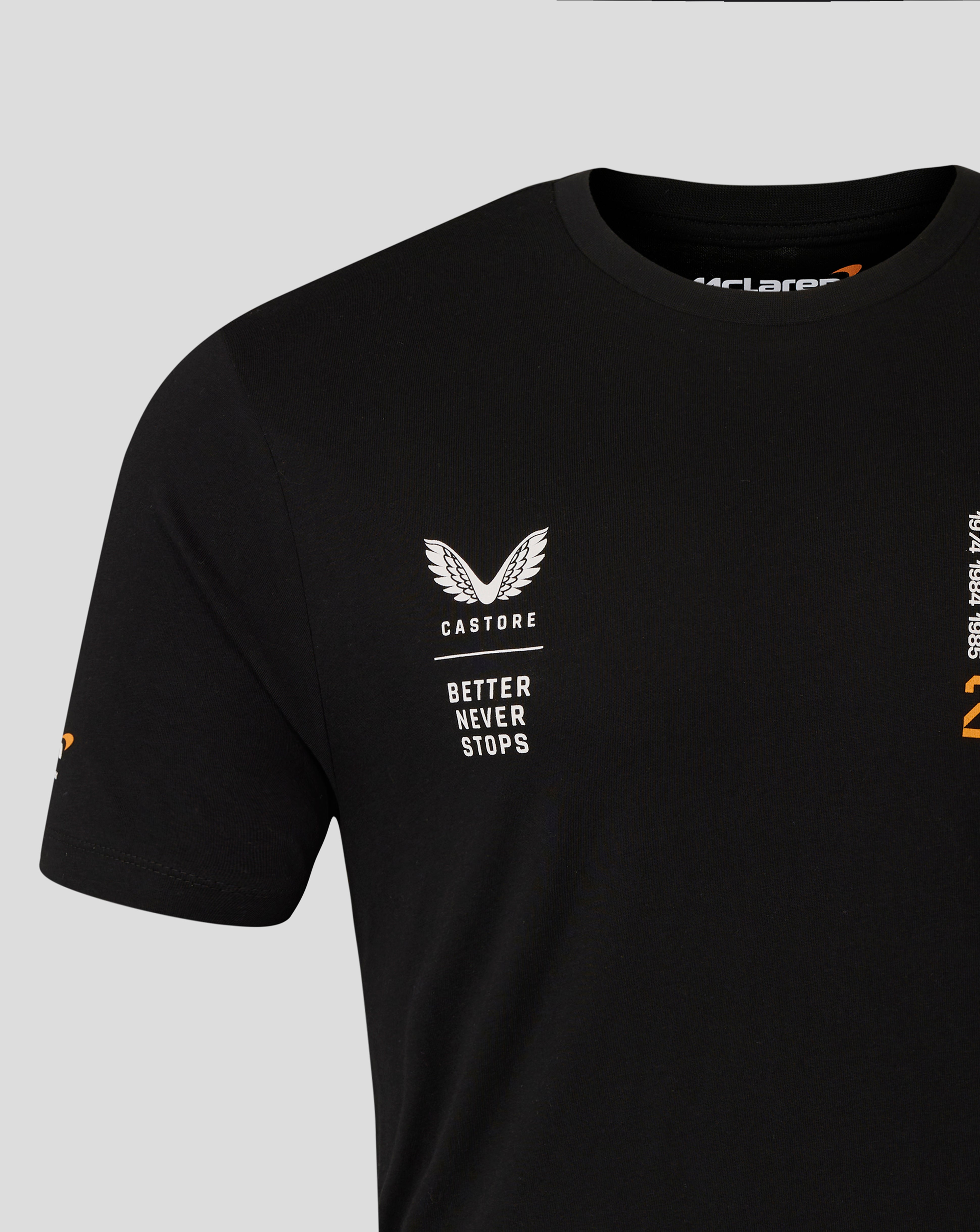 McLaren Formula 1 Team 2025 Constructors' 10 Times T-Shirt – Black