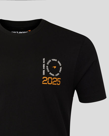 McLaren Formula 1 Team 2025 Constructors' 10 Times T-Shirt – Black