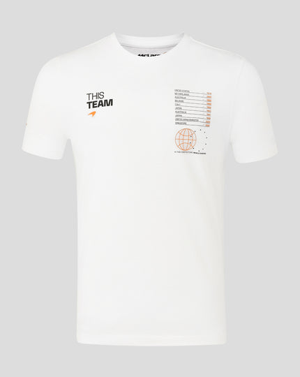 McLaren Formula 1 Team 2025 Constructors' Born Racers T-Shirt – White