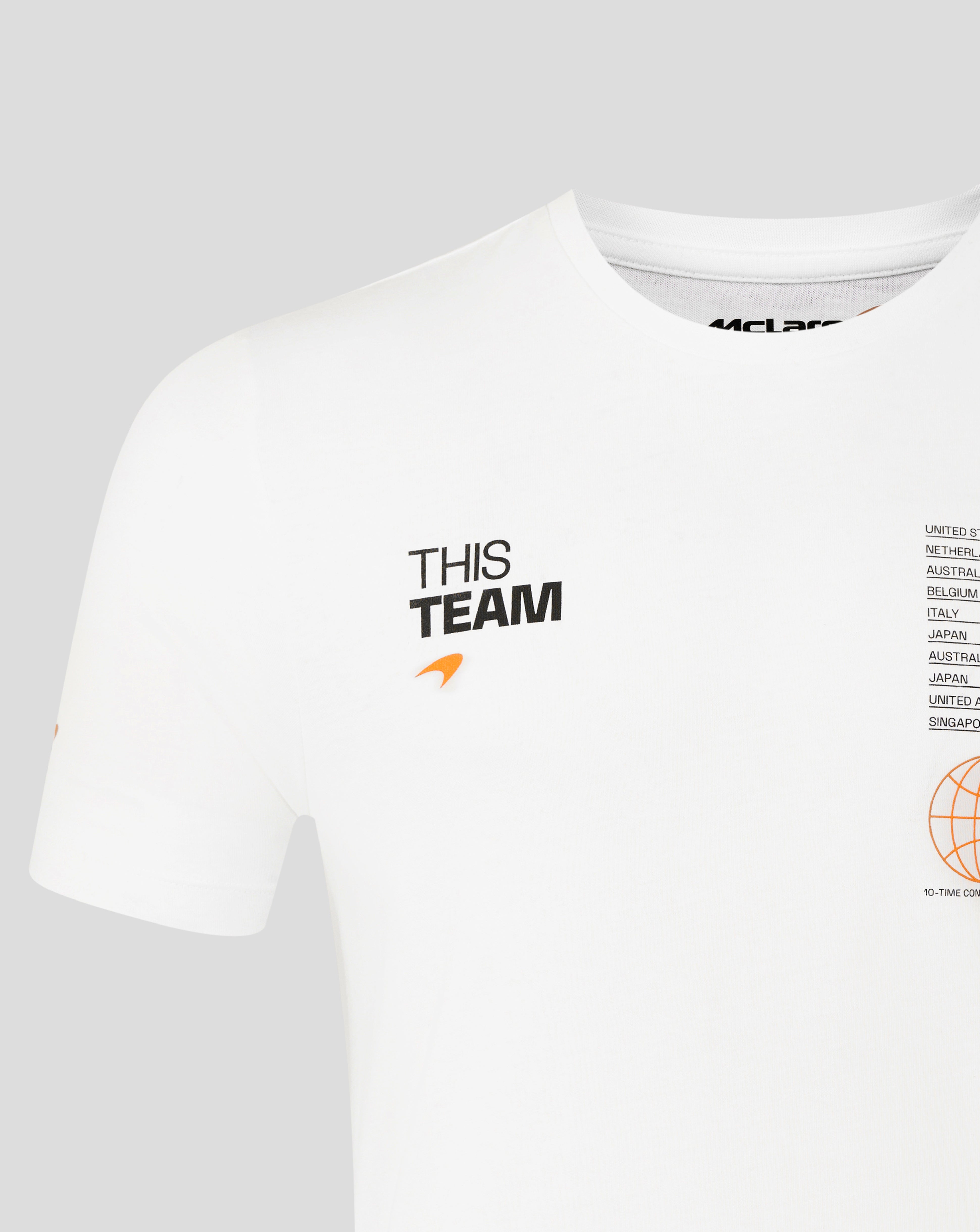 McLaren Formula 1 Team 2025 Constructors' Born Racers T-Shirt – White