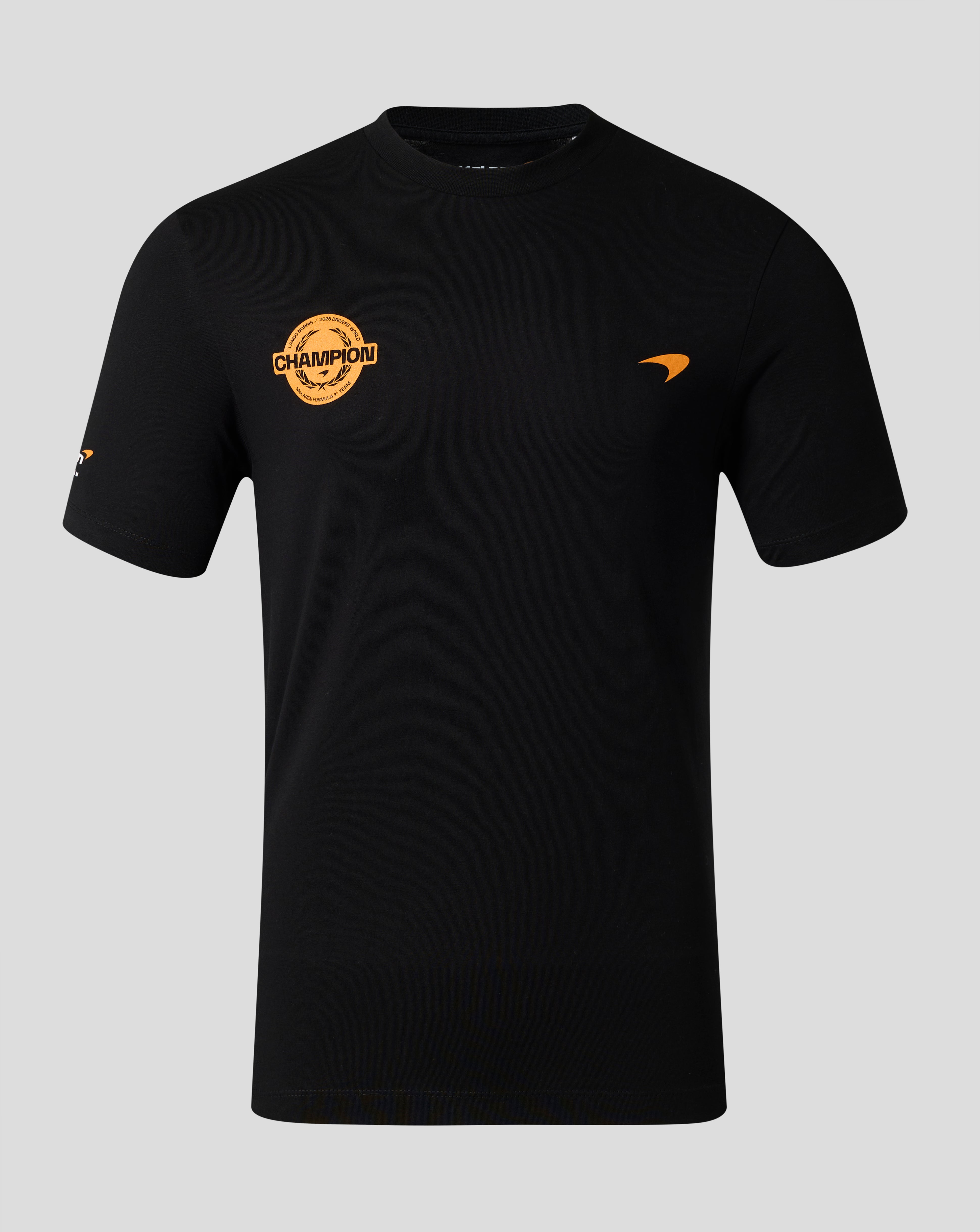 Lando Norris 2025 Drivers’ World Champion Unisex T-Shirt – Black