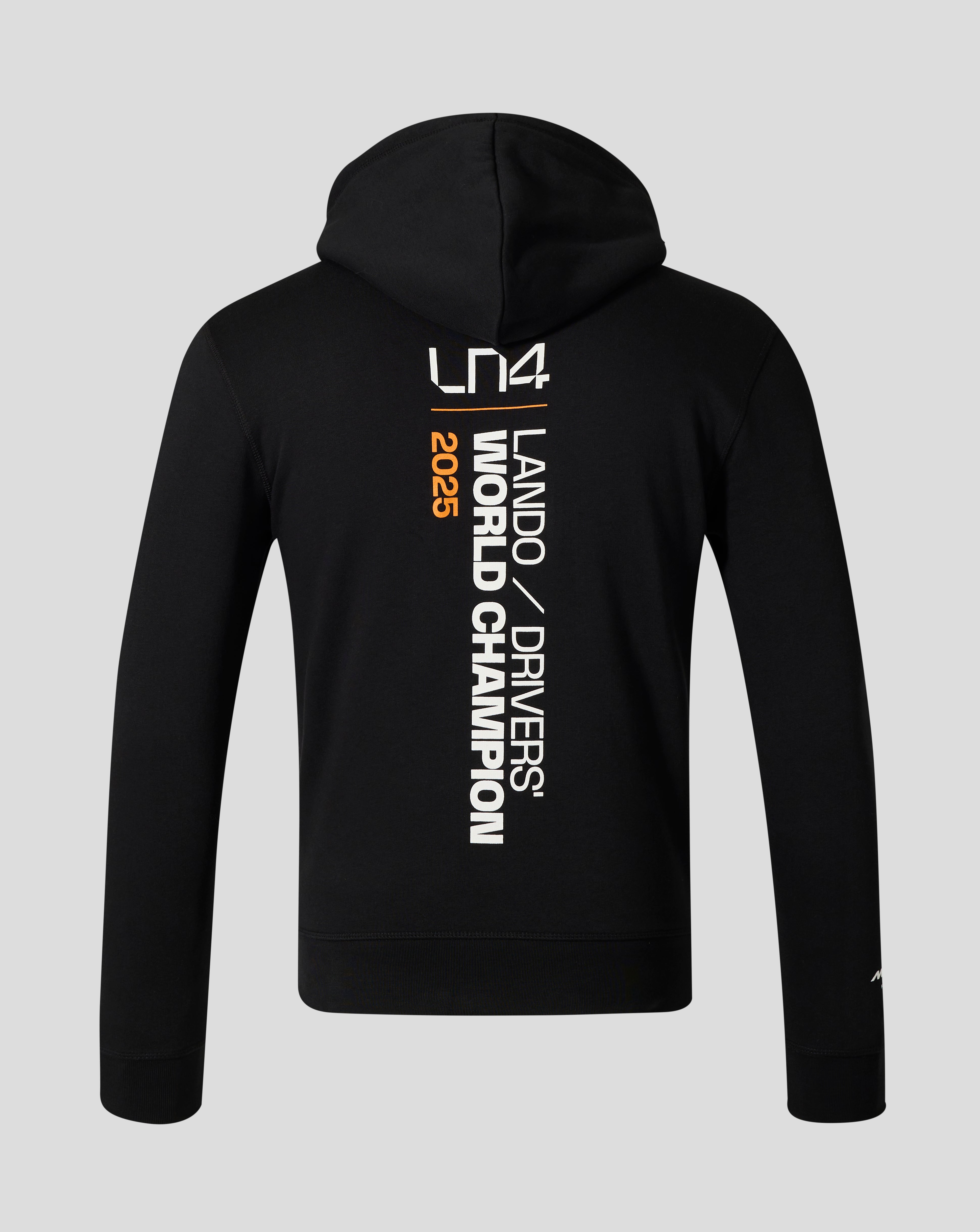 Lando Norris 2025 Drivers’ World Champion Unisex Hoodie – Black