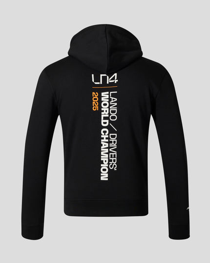 Lando Norris 2025 Drivers’ World Champion Unisex Hoodie – Black