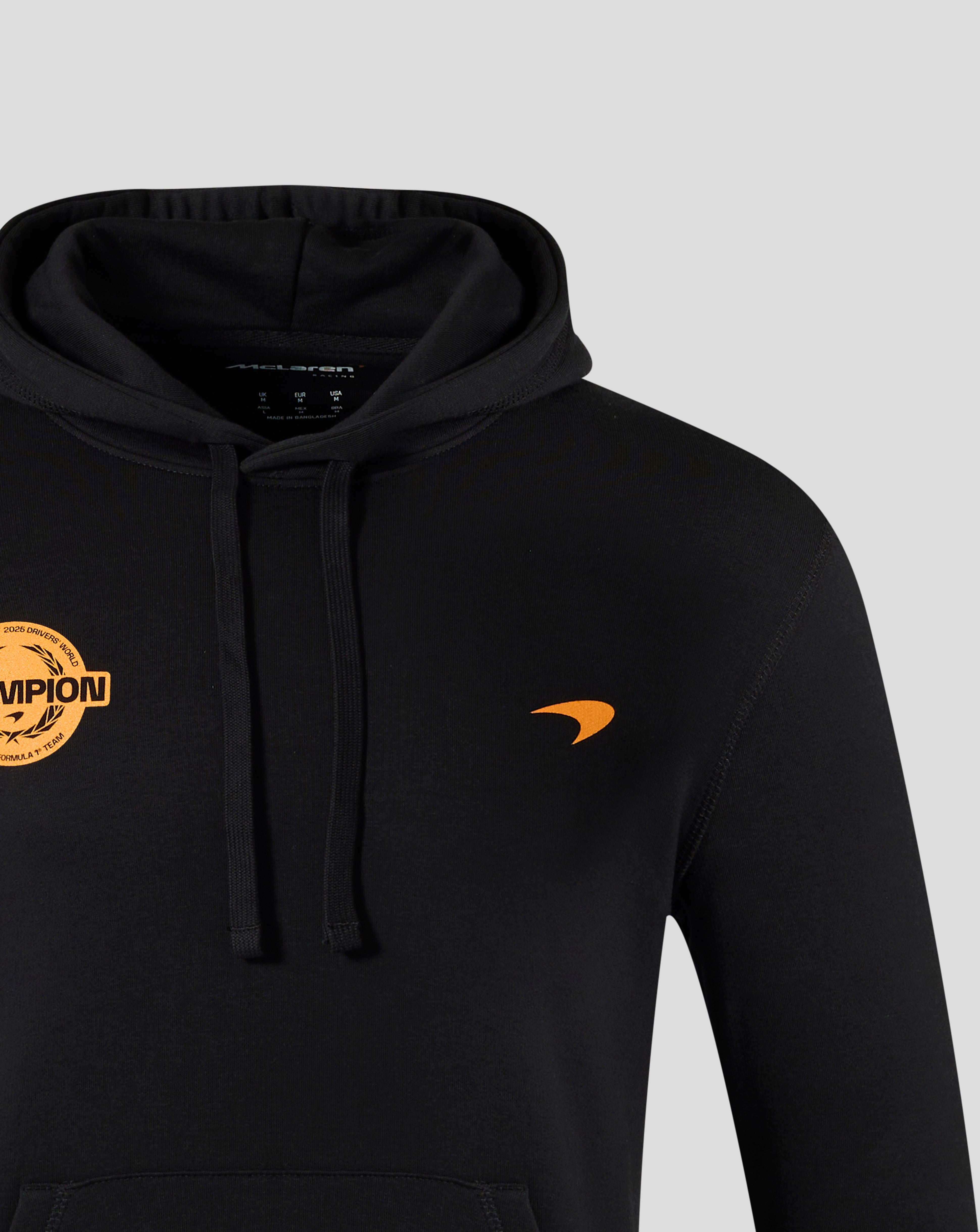 Lando Norris 2025 Drivers’ World Champion Unisex Hoodie – Black