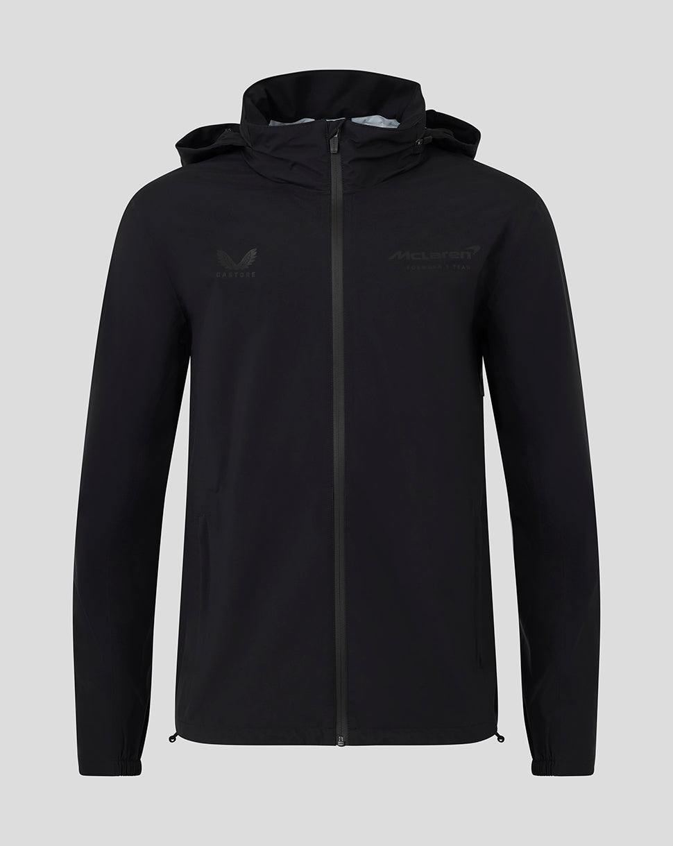 McLaren Unisex Black On Black Rain Jacket