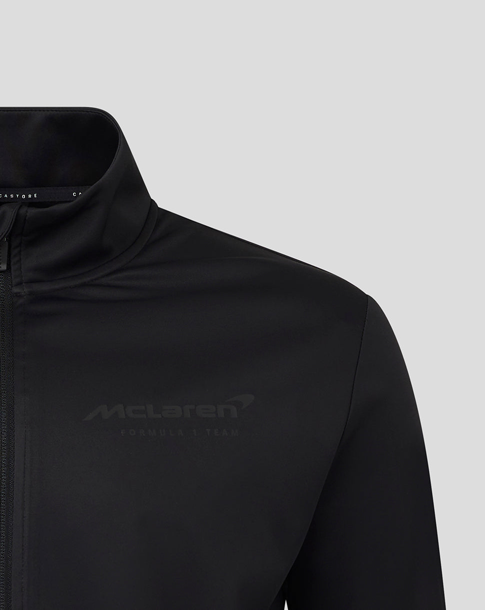 McLaren Unisex Black On Black Softshell Jacket