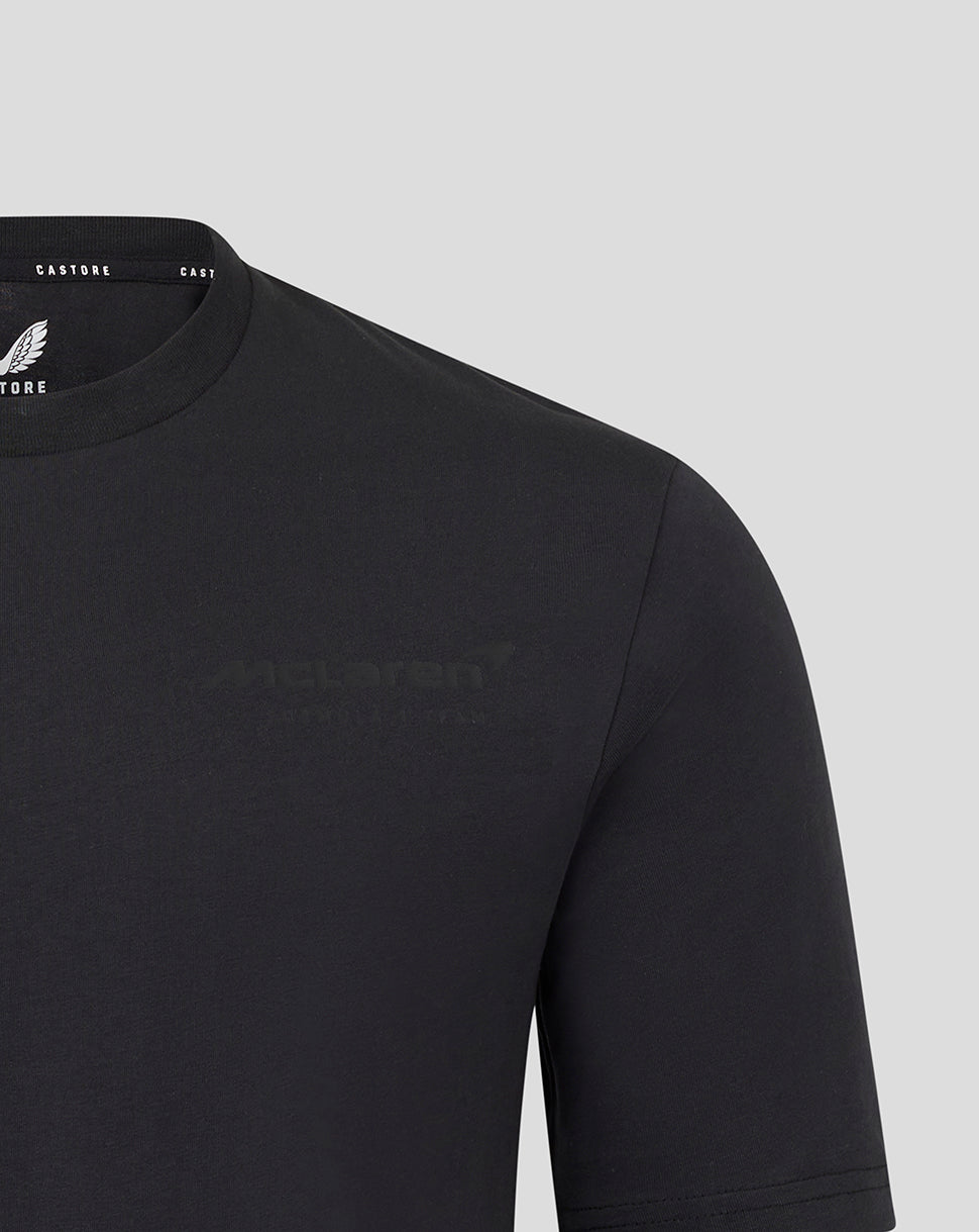 McLaren Unisex Black On Black Short Sleeve T-Shirt