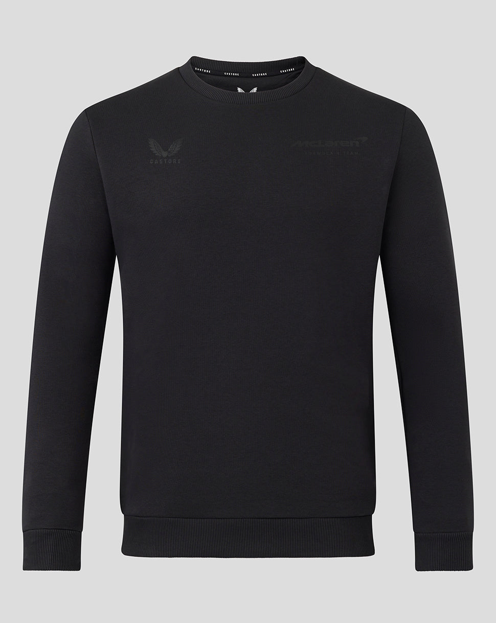 McLaren Unisex Black On Black Crewneck Sweatshirt