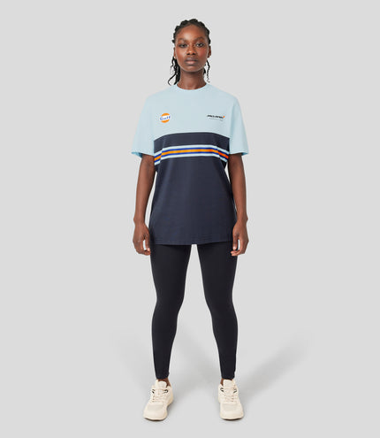 GULF CORE PRINTED STRIPE T-SHIRT