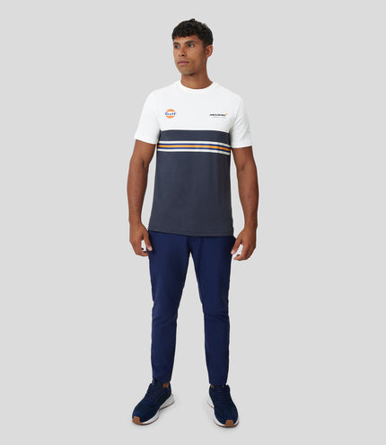 GULF CORE PRINTED STRIPE T-SHIRT