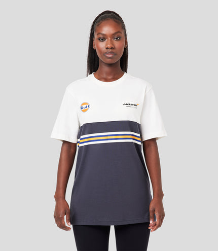 GULF CORE PRINTED STRIPE T-SHIRT