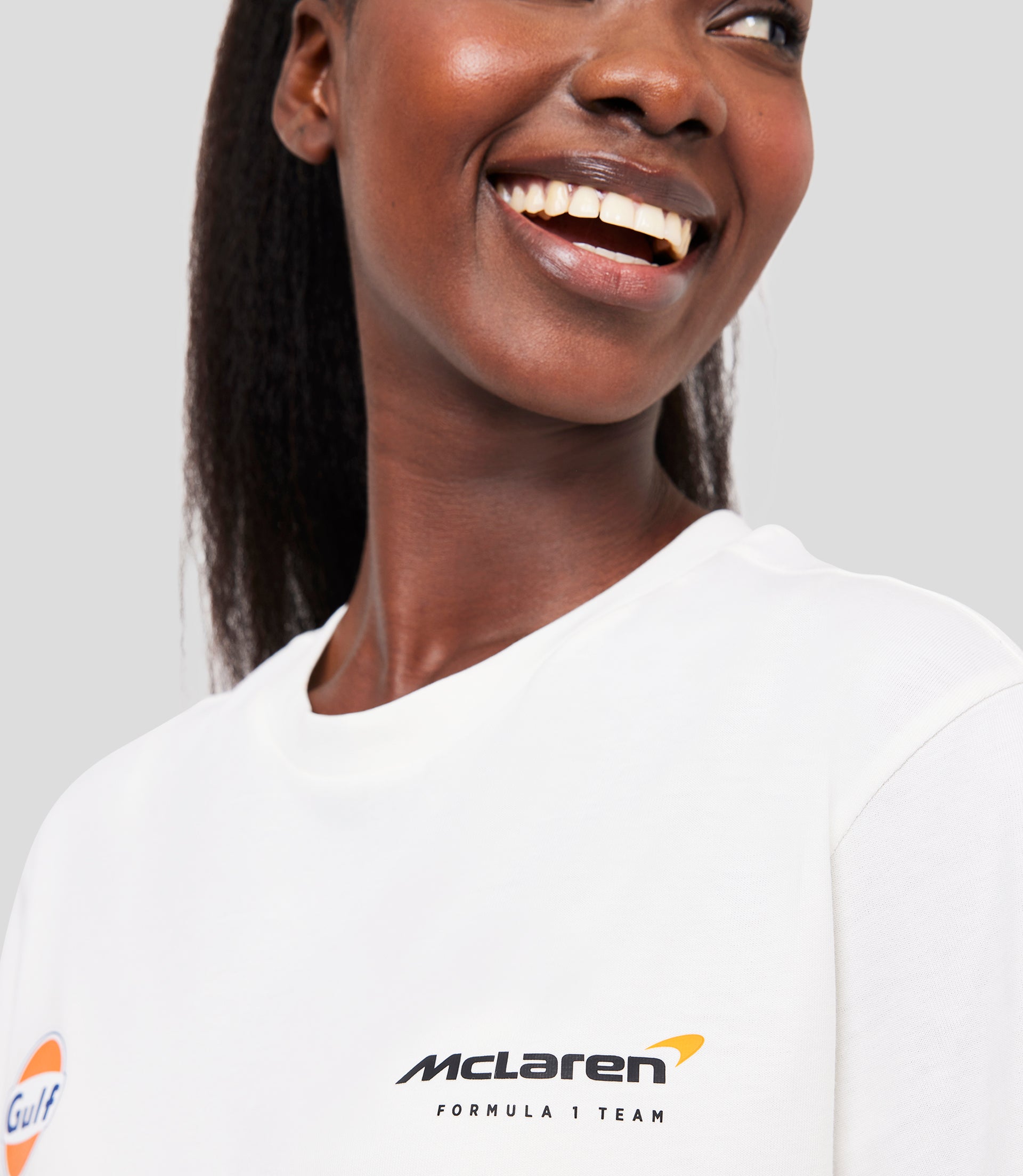 GULF CORE PRINTED STRIPE T-SHIRT